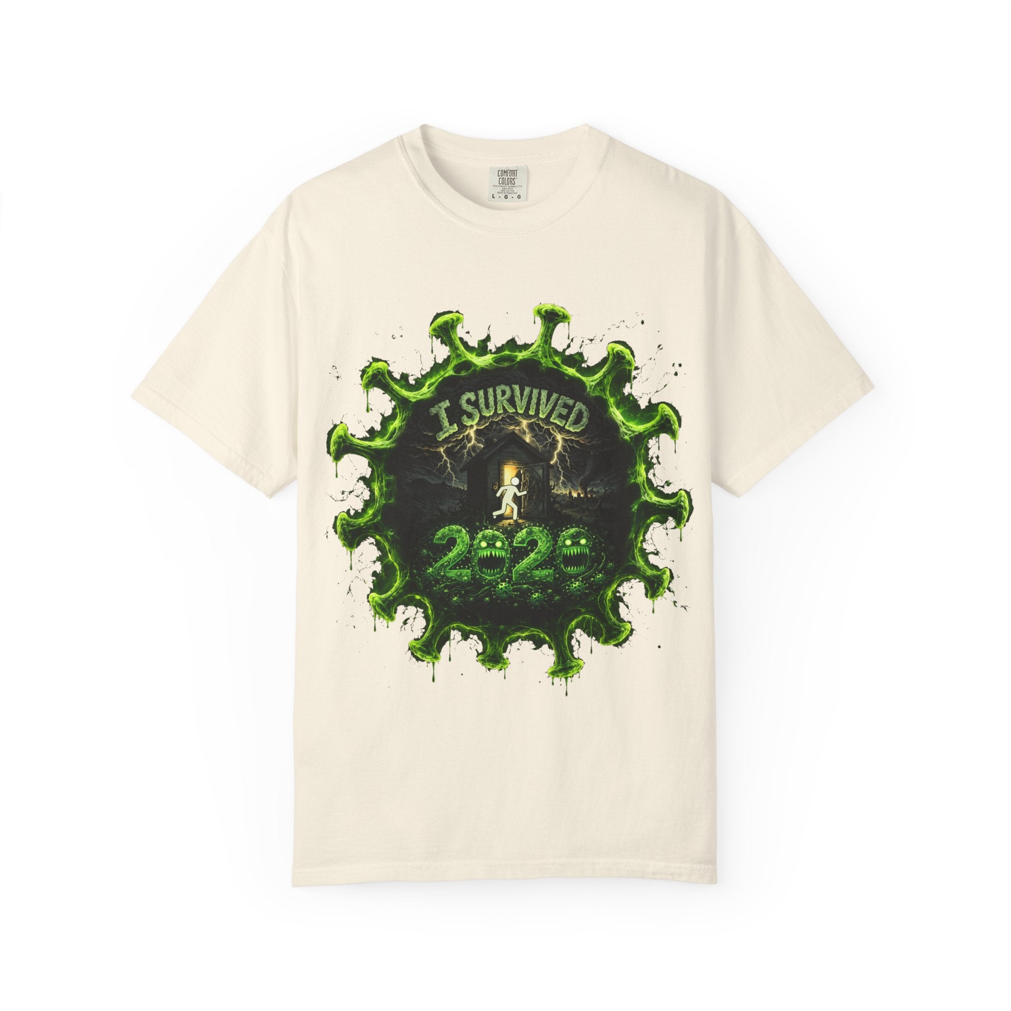 I Survived 2020 — Director's Cut S1:E4 "Mask Madness Mayhem Moment" | Pandemic Edition Unisex Garment-Dyed T-shirt