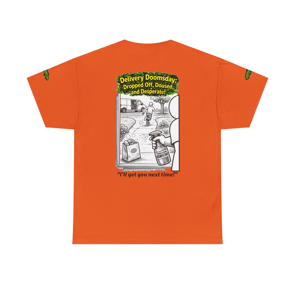 Sobreviví al 2020 — T1:E5 "El día del juicio final de las entregas" | Camiseta unisex de algodón pesado (Edición Pandemia) (EDICIÓN ESPECIAL)