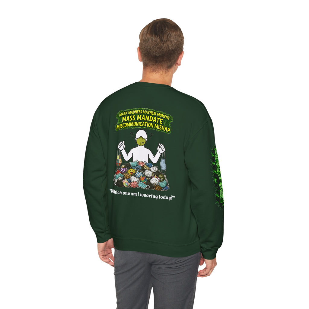 I Survived 2020 — PANDEMIC S1:E4: Director's Cut "Mask Madness" Unisex Heavy Blend™ Crewneck Sweatshirt