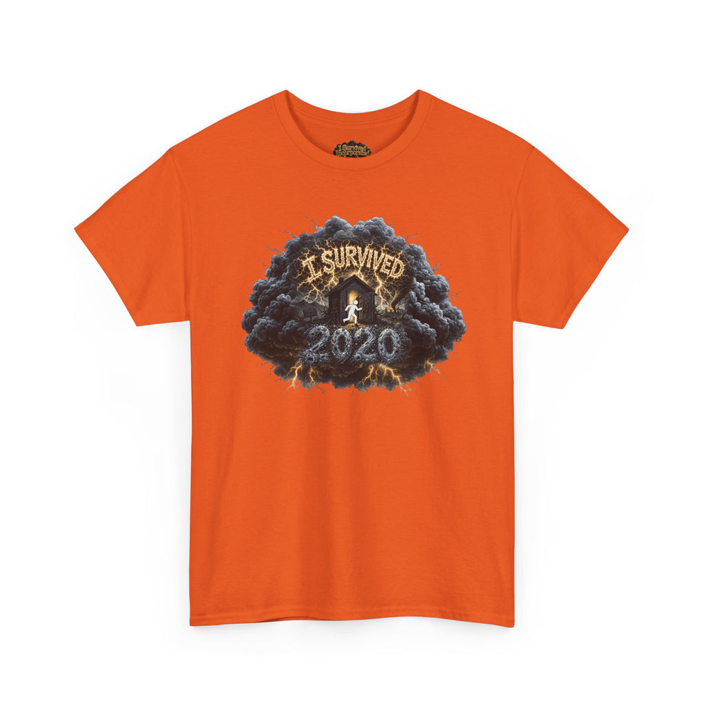 I Survived 2020 —  Deriector's Cut Original Design Teaser Tee | Season 1 Premiere Drop Unisex Heavy Cotton Tee