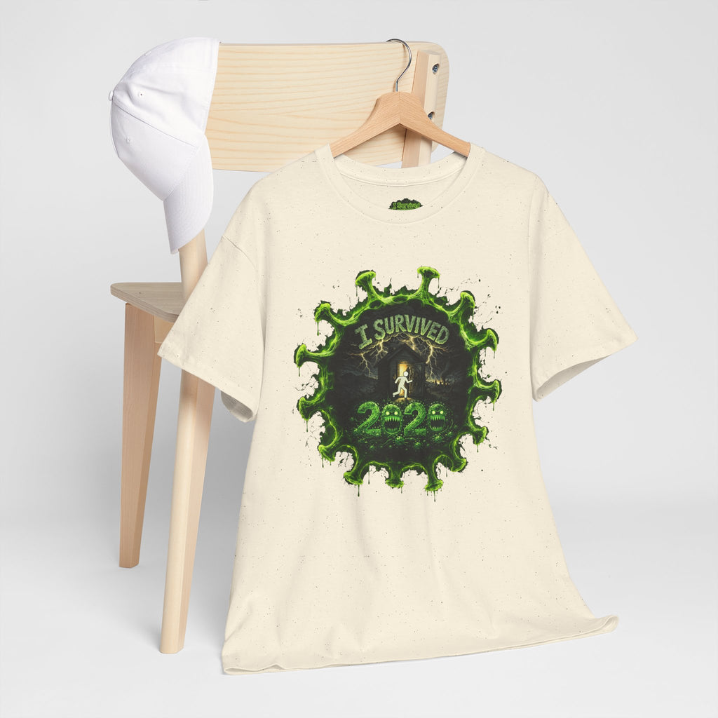I Survived 2020 — Director's Cut S1:E2 "The Coming of COVID" | Pandemic Edition Unisex Heavy Cotton Tee