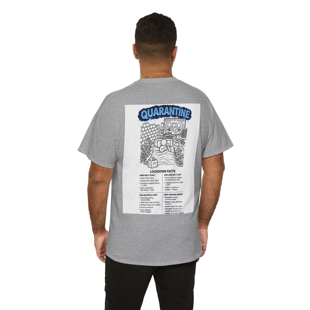 Copy of  I Survived 2020 — S3:E1 "Quarantine" | Lockdown Edition Documentary Unisex Heavy Cotton Tee
