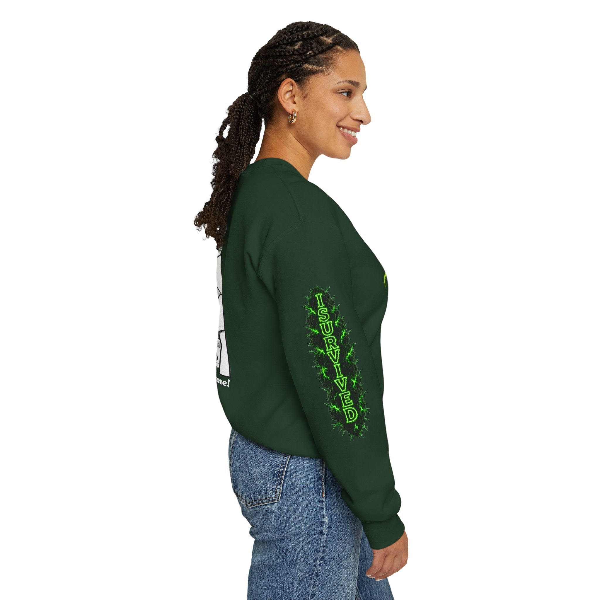 I Survived 2020 — Director's Cut S1:E5 "Delivery Doomsday" | Pandemic Edition Unisex Heavy Blend™ Crewneck Sweatshirt