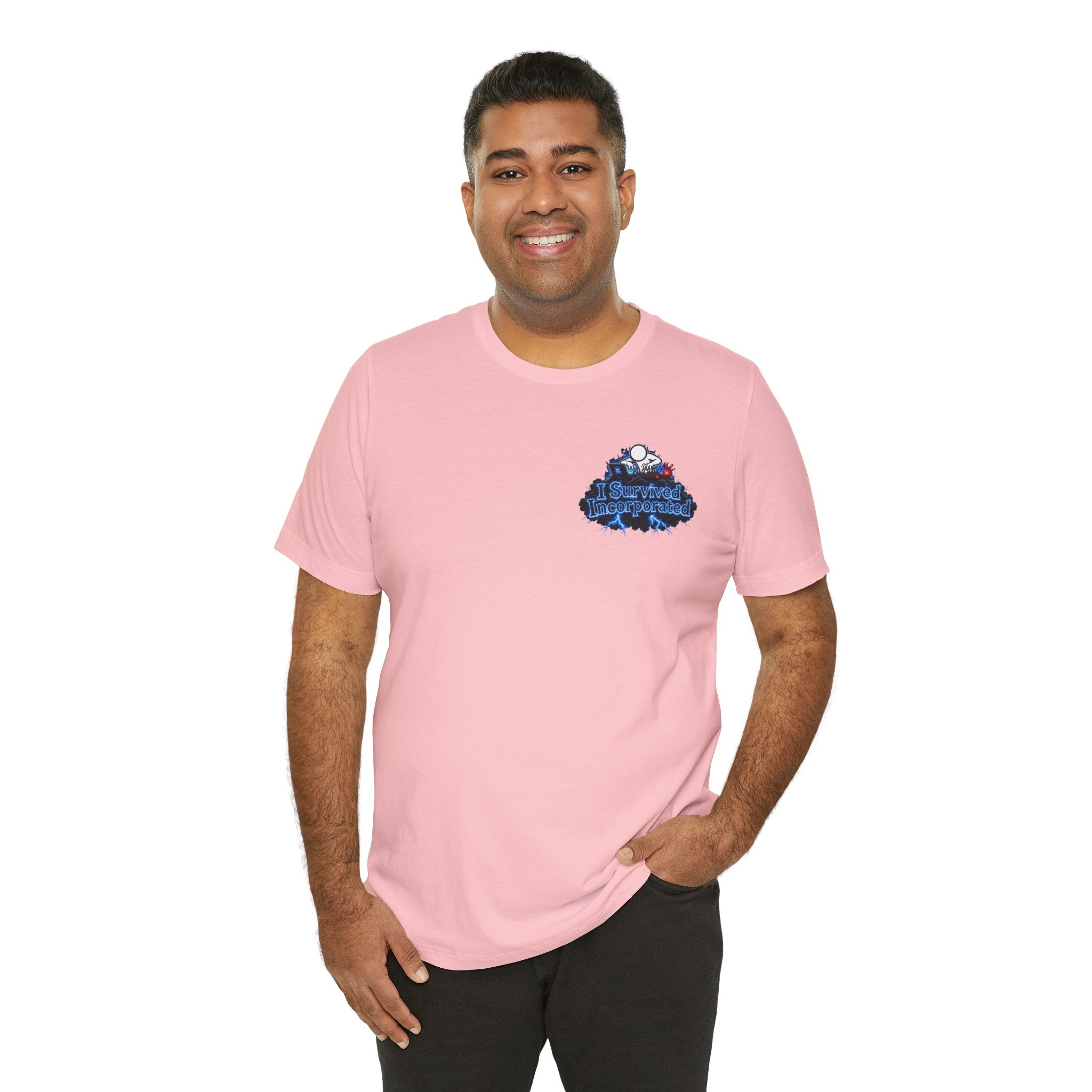 I Survived 2020 — "Please Stand By" Test Pattern Tee Lockdown Summer Exclusive Unisex Jersey Short Sleeve Tee