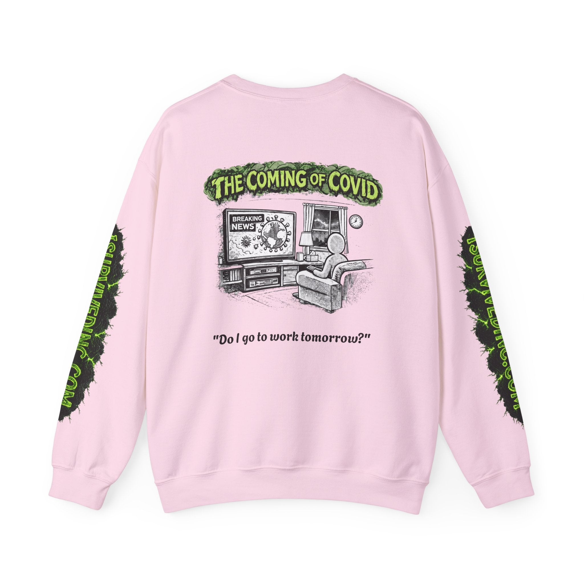I Survived 2020 — S1:E2 "The Coming of COVID" | Pandemic Edition Unisex Heavy Blend™ Crewneck Sweatshirt