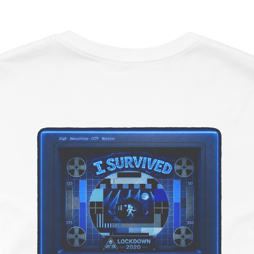I Survived 2020 — "Please Stand By" Test Pattern Tee Lockdown Summer Exclusive Unisex Jersey Short Sleeve Tee