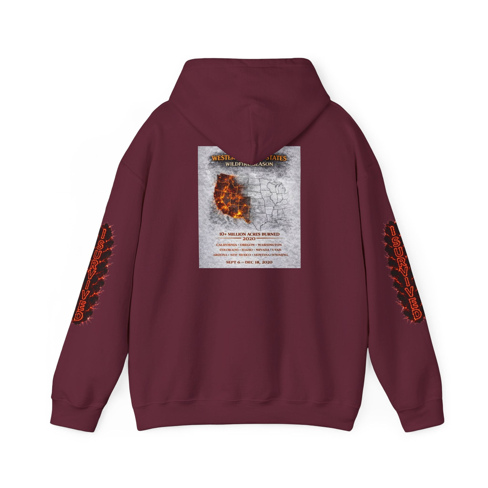 I Survived 2020 — Director's Cut S2:E4 "Western U.S. Wildfire Season" | Mid-Season Finale Pt. 1 | Wildfire Edition Memorial Hoodie Sweatshirt
