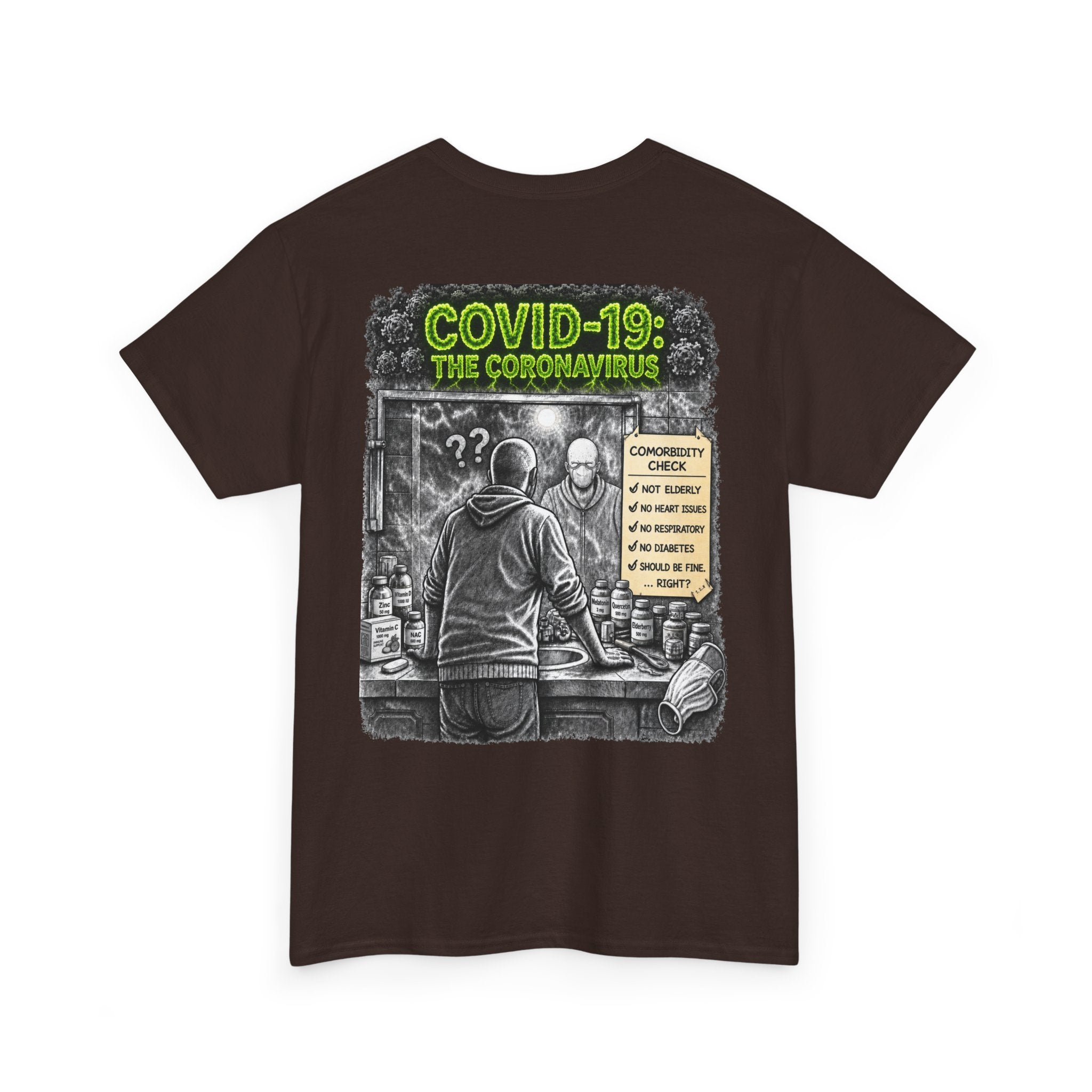 I Survived 2020 — Director's Cut S1:E1 "COVID-19: The Coronavirus" | Pandemic Edition Unisex Heavy Cotton Tee