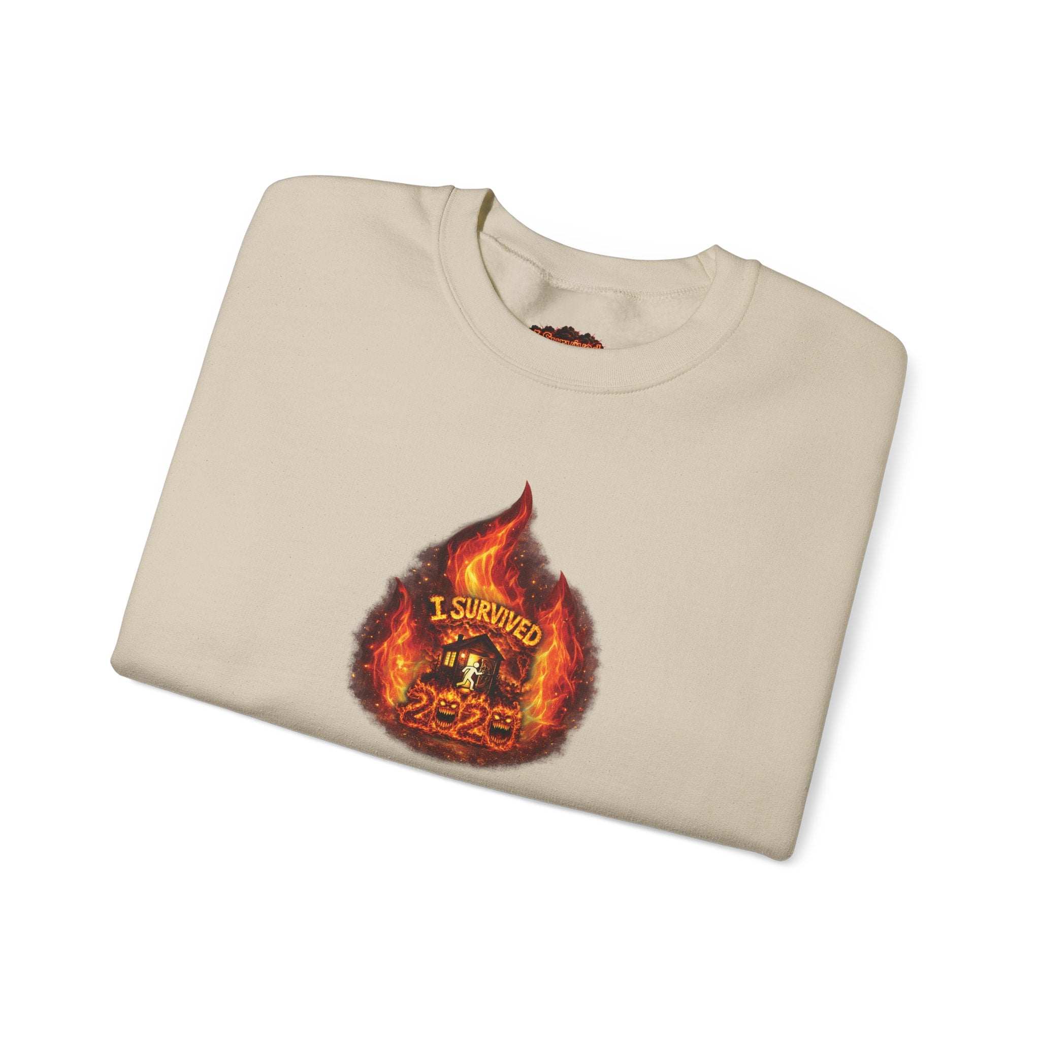I Survived 2020 — WILDFIRES S2:E2: Director's Cut "The Bobcat Fire" Memorial Unisex Heavy Blend™ Crewneck Sweatshirt