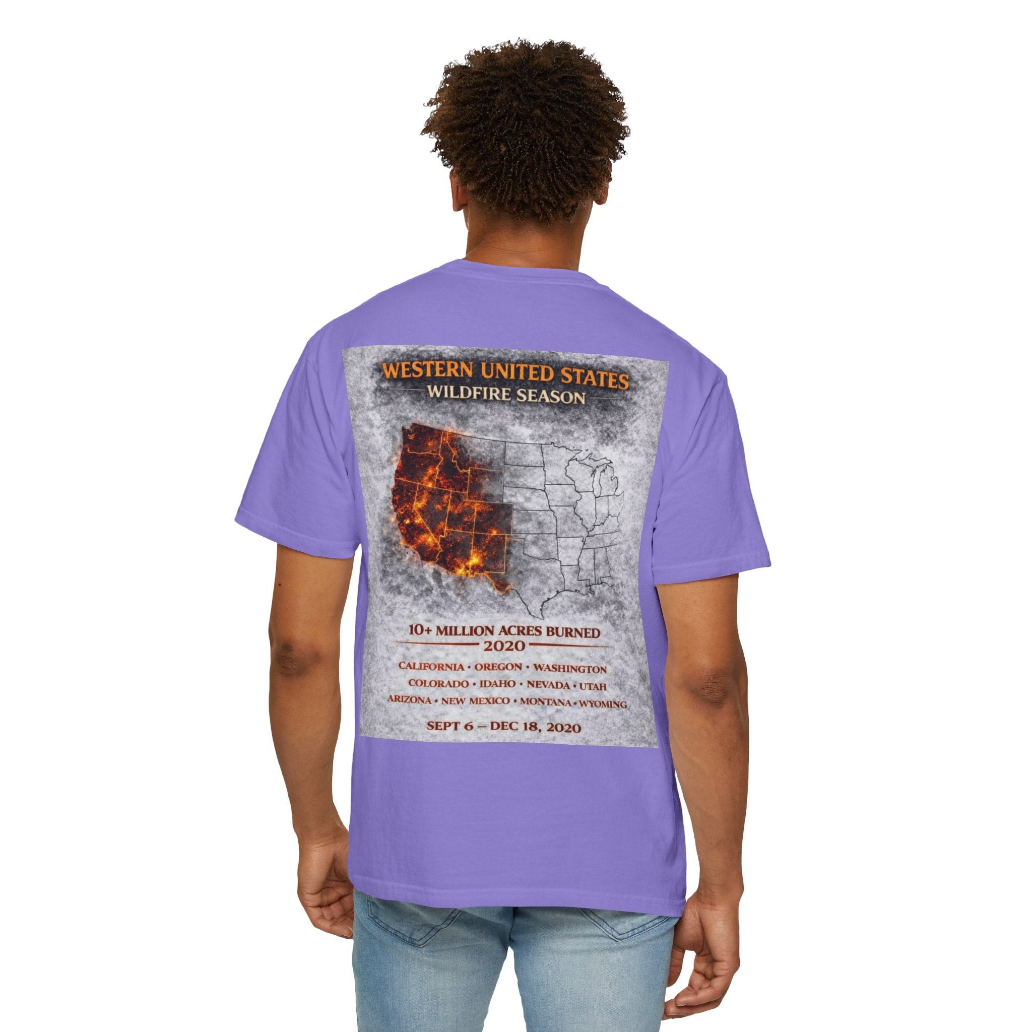 I Survived 2020 — S2:E4 "Western U.S. Wildfire Season" | Mid-Season Finale Pt. 1 | Wildfire Edition Memorial Unisex Garment-Dyed T-shirt