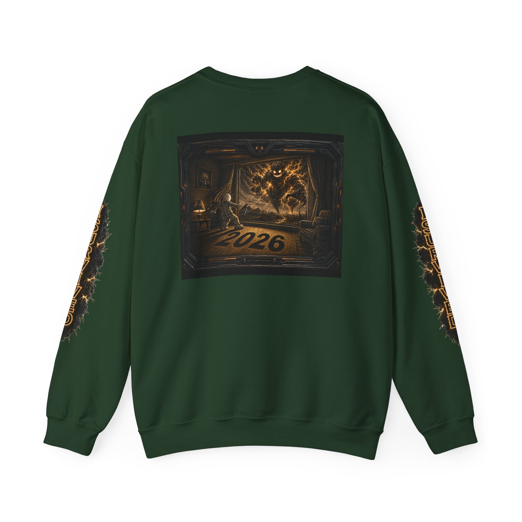 I Survived 2020 — Director's Cut Original Design Teaser Tee | Season 1 Premiere Drop Unisex Heavy Blend™ Crewneck Sweatshirt (SPECIAL EDITION)