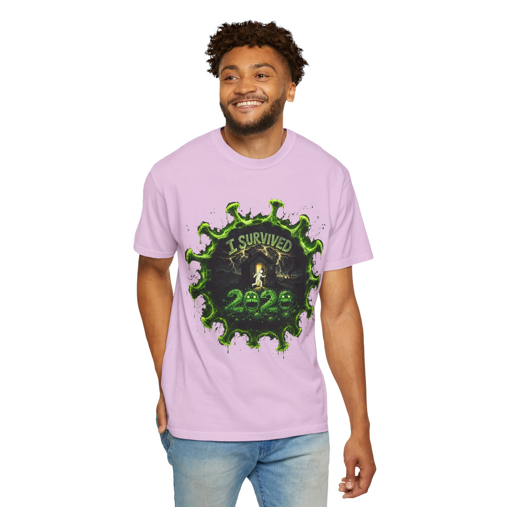 I Survived 2020 — Director's Cut S1:E3 "The Jab!" | Pandemic Edition Unisex Garment-Dyed T-shirt