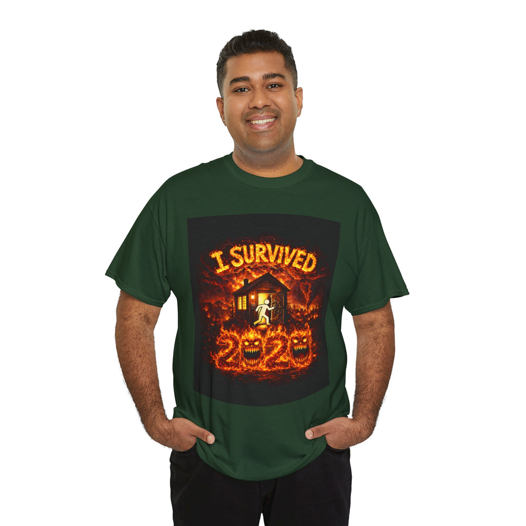 I Survived 2020 — WILDFIRES S2:E2: "The Bobcat Fire" Memorial Unisex Heavy Cotton Tee