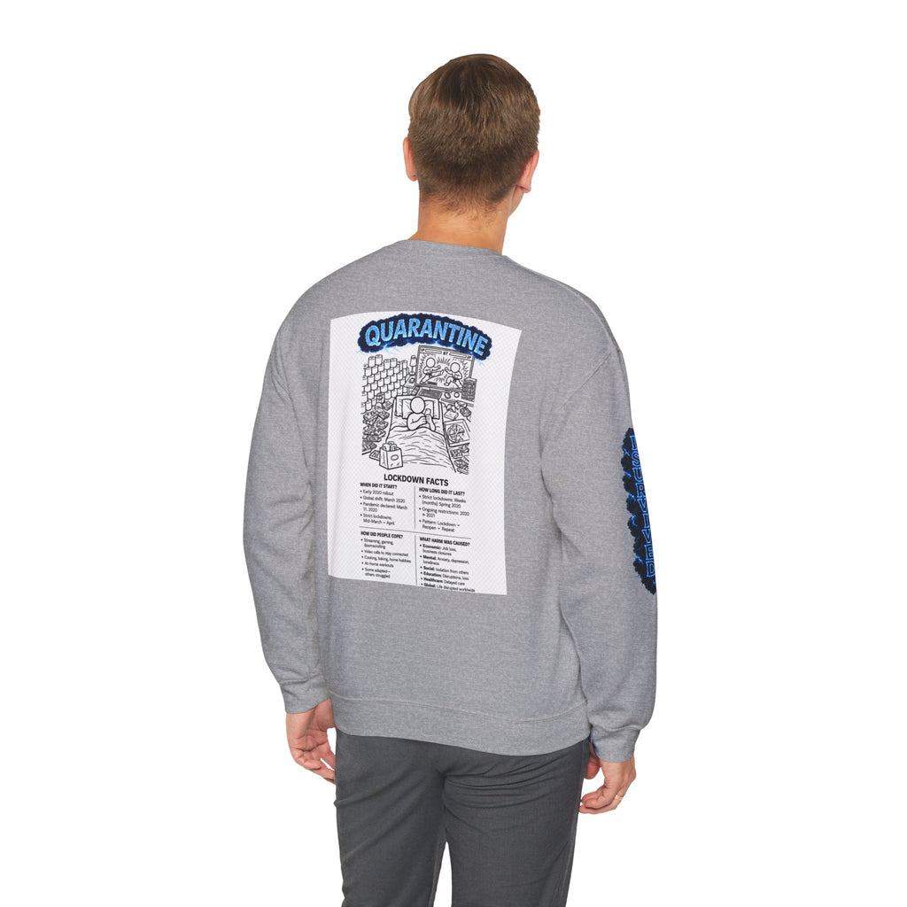 I Survived 2020 — Director's Cut S3:E1 "Quarantine" | Lockdown Edition Documentary Unisex Heavy Blend™ Crewneck Sweatshirt