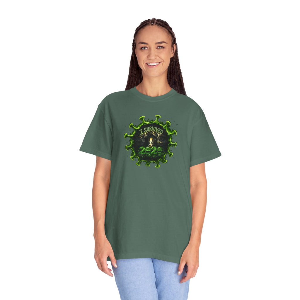 I Survived 2020 — PANDEMIC S1:E5: Director's Cut "Delivery Doomsday" Unisex Garment-Dyed T-shirt