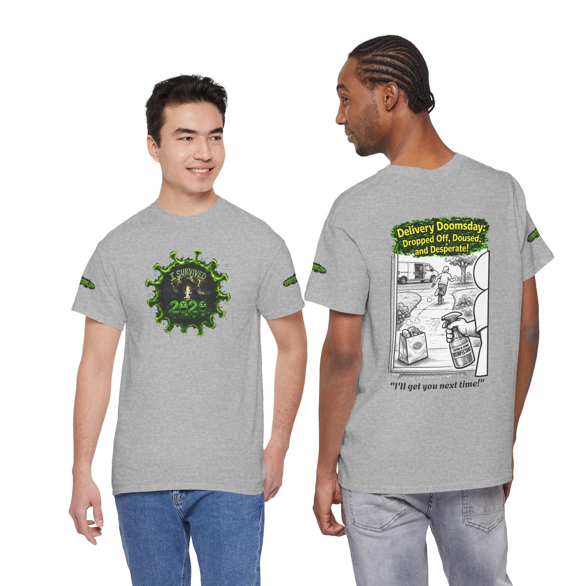 I Survived 2020 — PANDEMIC S1:E5: Director's Cut Special Edition "Delivery Doomsday" Unisex Heavy Cotton Tee