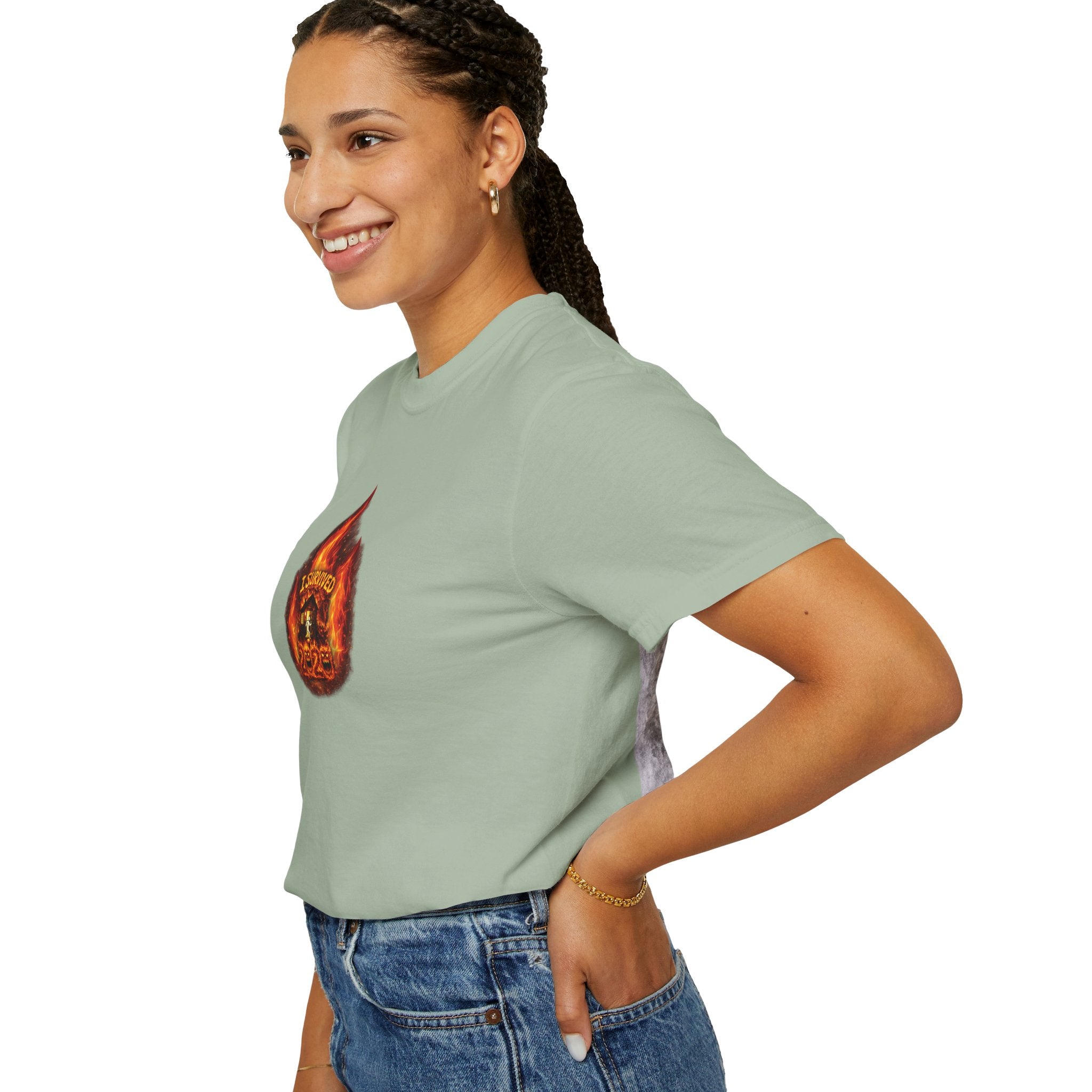I Survived 2020 — WILDFIRES S2:E3: Director's Cut "The California Wildfires" Memorial Unisex Garment-Dyed T-shirt