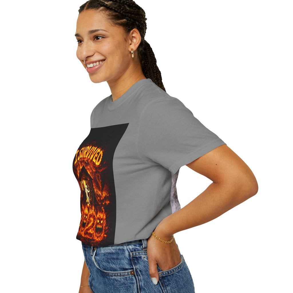 I Survived 2020 — WILDFIRES S2:E3 "The California Wildfires" Memorial Unisex Garment-Dyed T-shirt