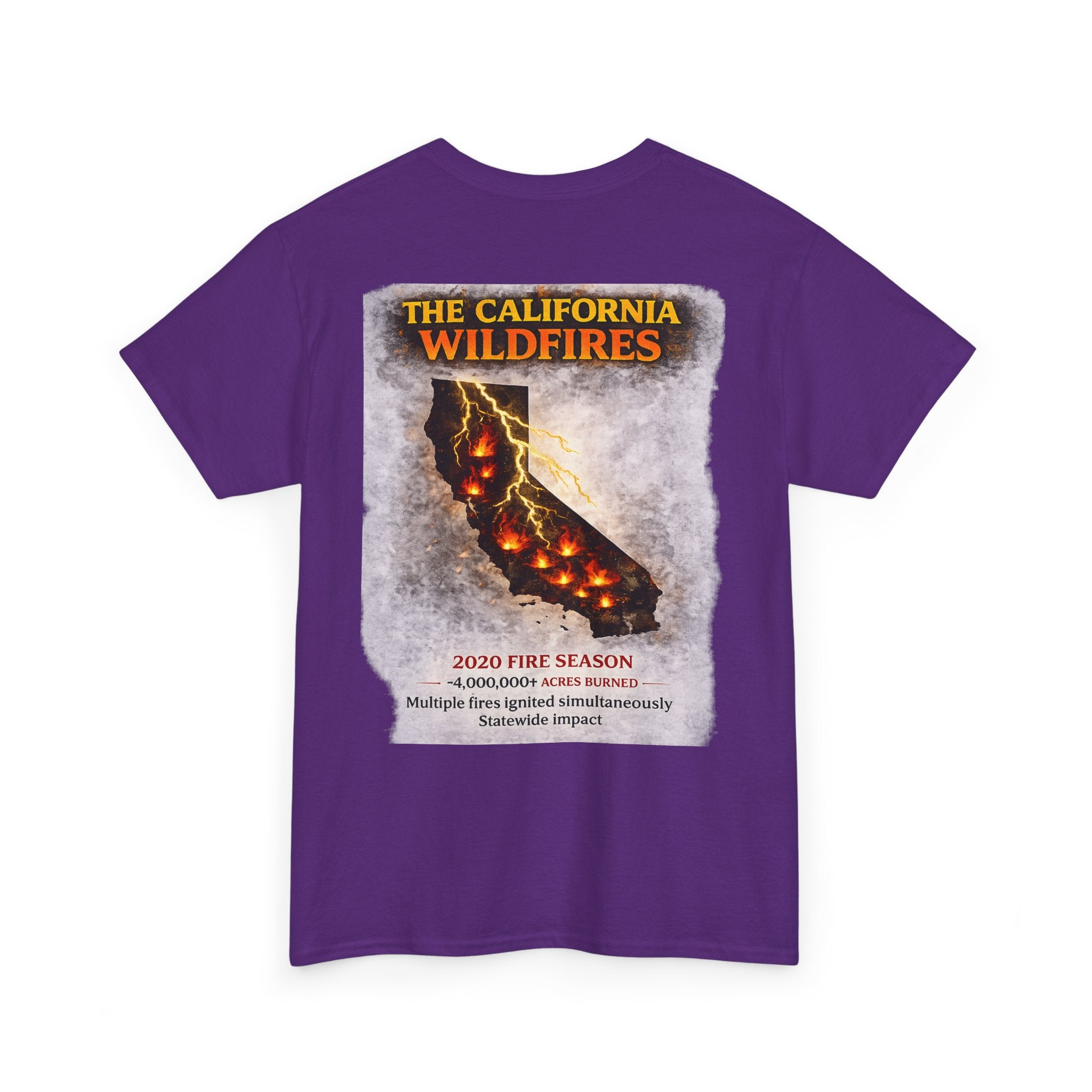 I Survived 2020 — Director's Cut S2:E3 "The California Wildfires" | Wildfire Edition Memorial Unisex Heavy Cotton Tee