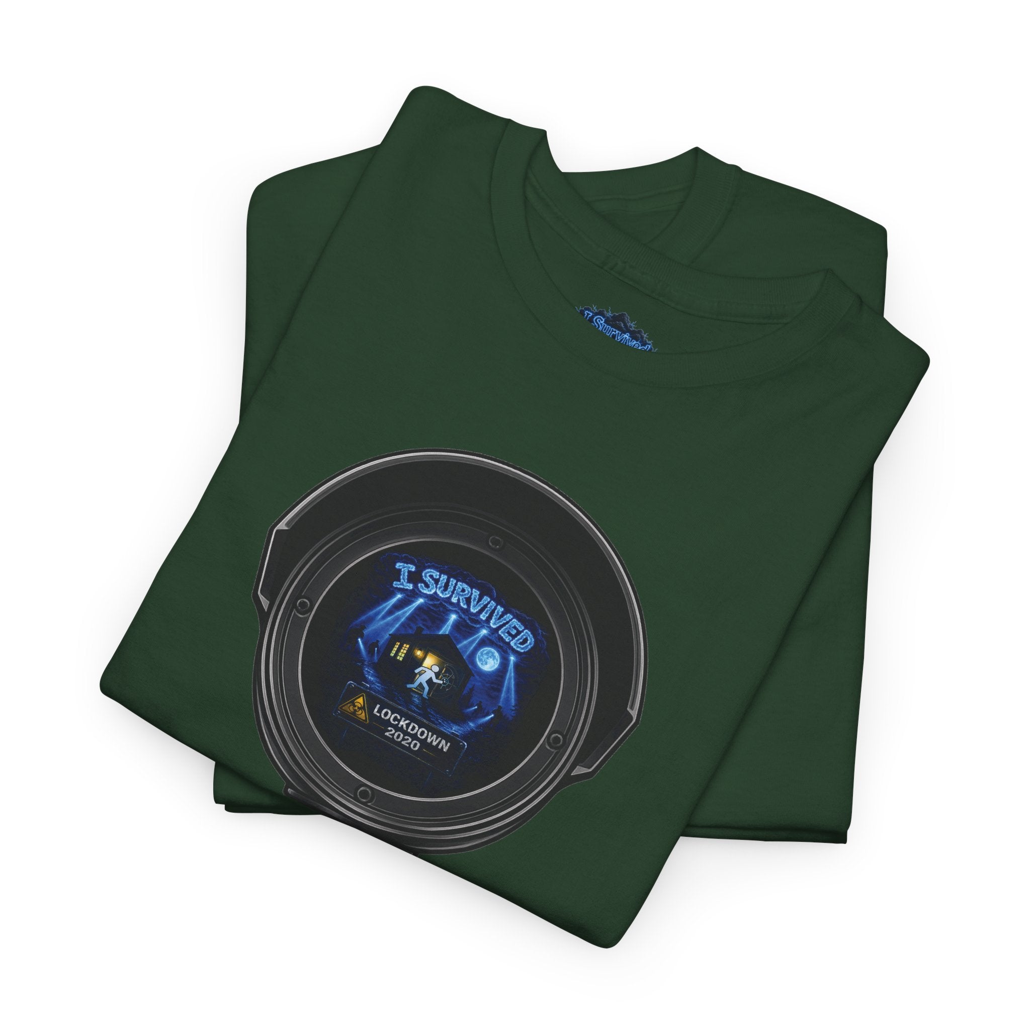 I Survived 2020 — LOCKDOWN S3:E1: Director's Cut "Quarantine" Unisex Heavy Cotton Tee