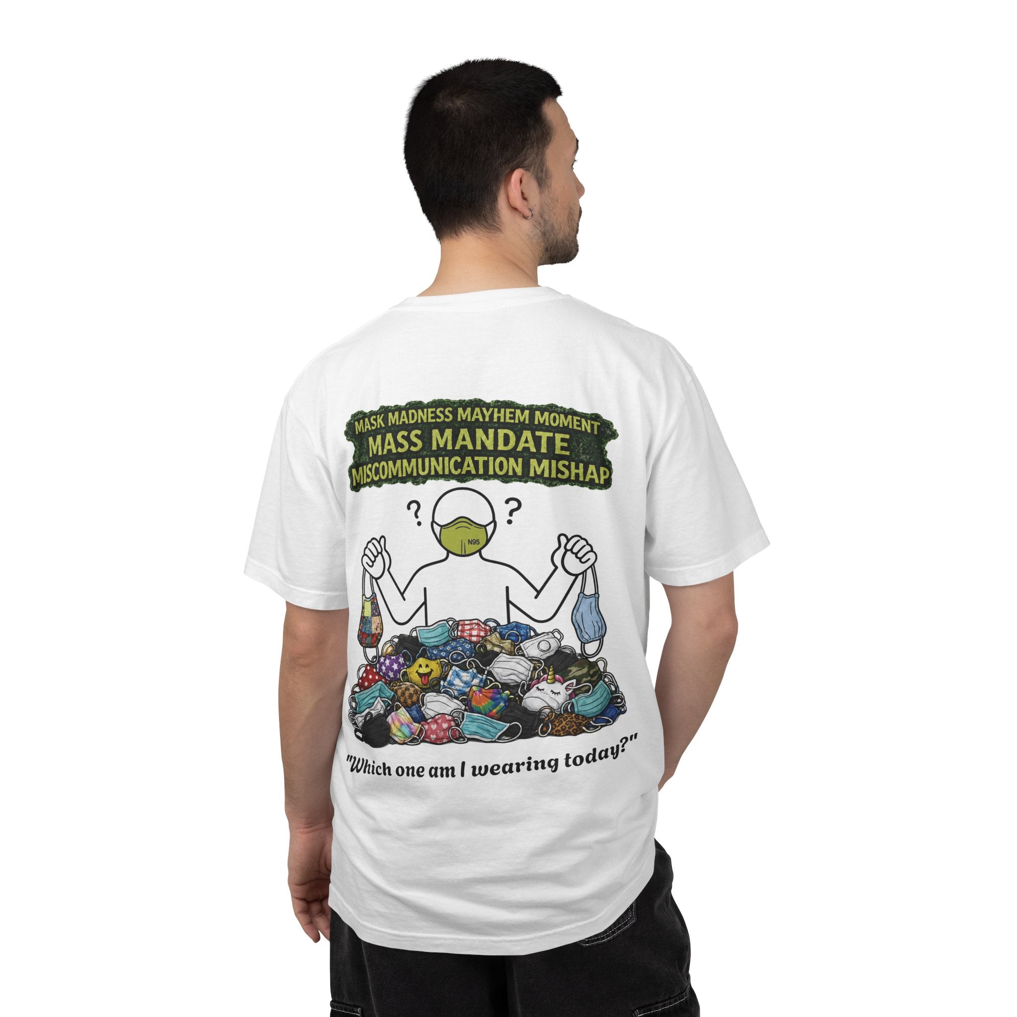 I Survived 2020 — Director's Cut S1:E4 "Mask Madness Mayhem Moment" | Pandemic Edition Unisex Garment-Dyed T-shirt
