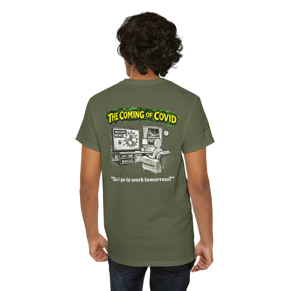 I Survived 2020 — PANDEMIC S1:E2: Director's Cut Special Edition "The Coming of COVID" Unisex Heavy Cotton Tee