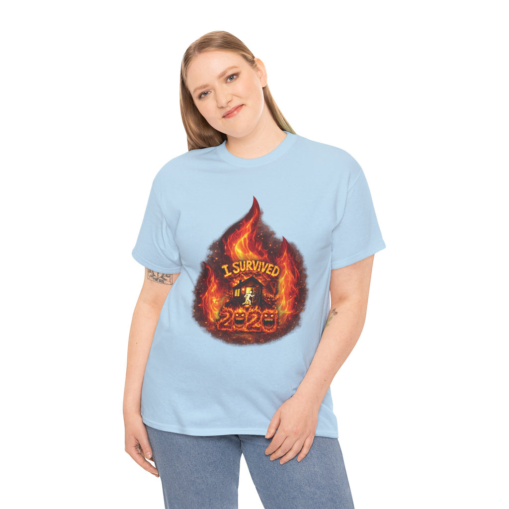 I Survived 2020 — Director's Cut S2:E1 "Berry Creek" | Wildfire Edition Memorial Unisex Heavy Cotton Tee