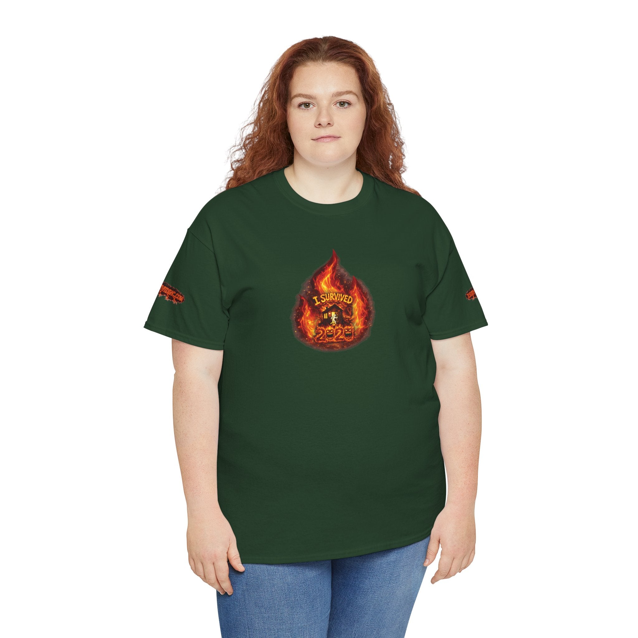 I Survived 2020 — WILDFIRES S2:E1: Director's Cut Special Edition "Berry Creek" Memorial Unisex Heavy Cotton Tee