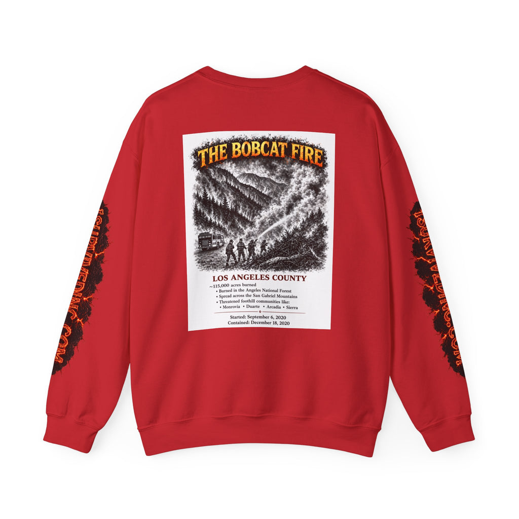 I Survived 2020 — S2:E2 "The Bobcat Fire" | Wildfire Edition Memorial Unisex Heavy Blend™ Crewneck Sweatshirt