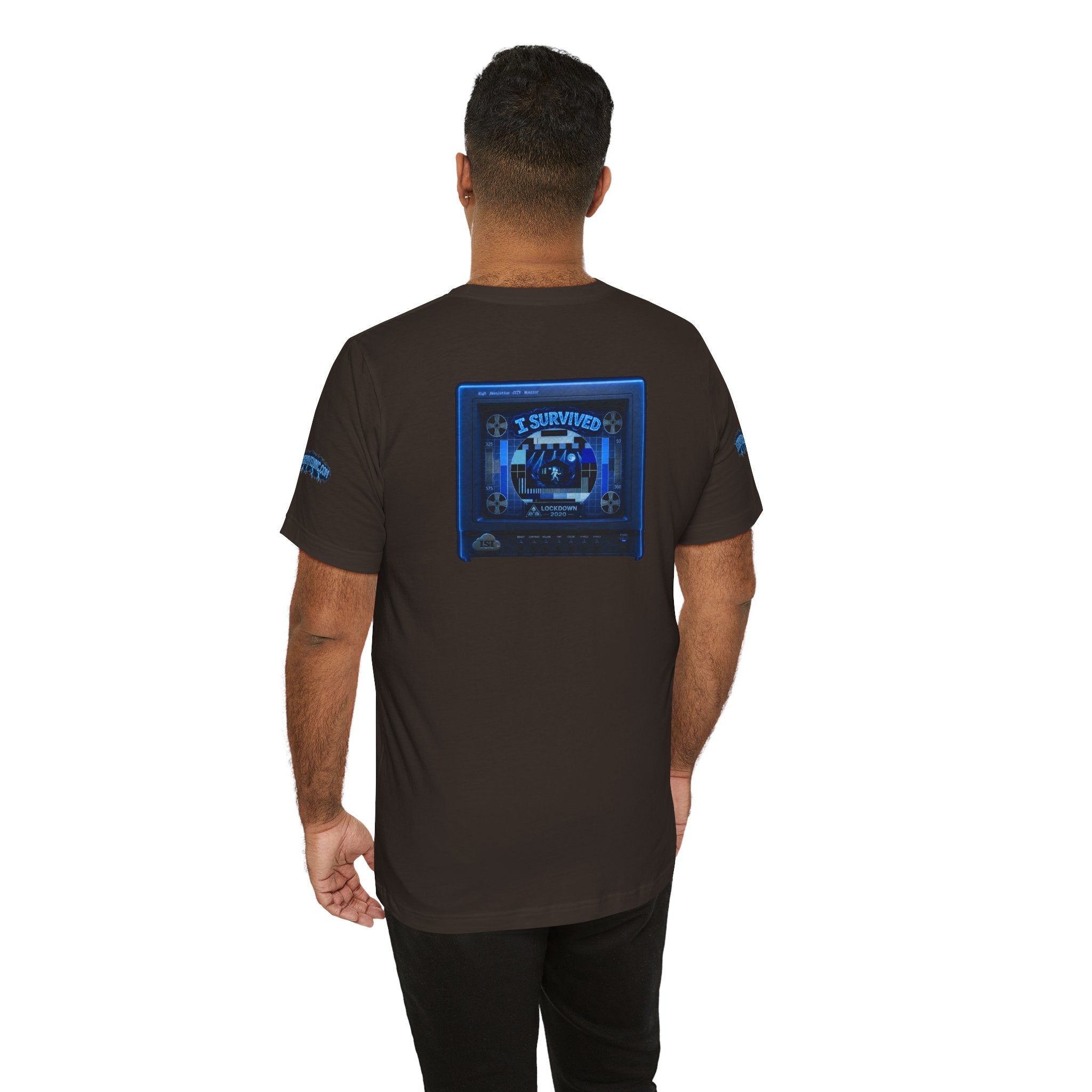 I Survived 2020 — "Please Stand By" Test Pattern Tee Lockdown Special Edition Summer Exclusive Unisex Jersey Short Sleeve Tee