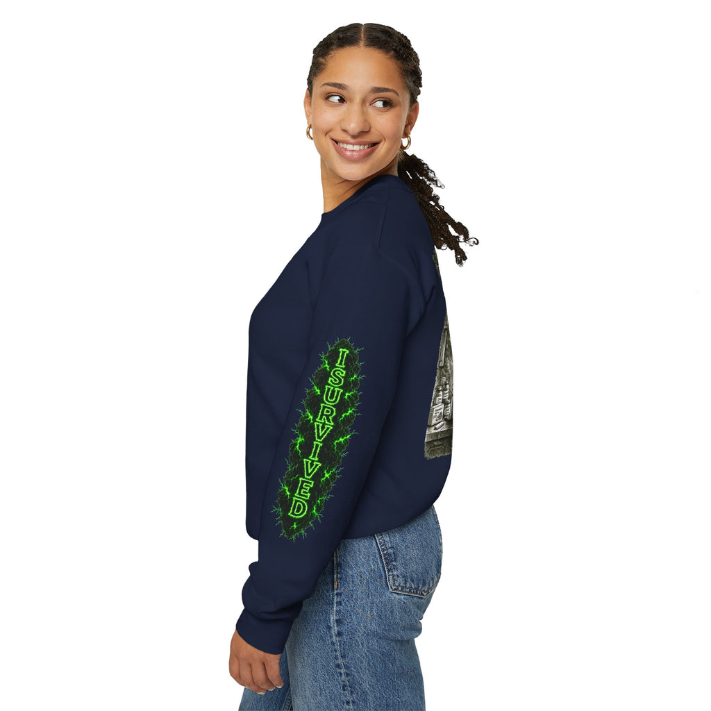 I Survived 2020 — PANDEMIC S1:E1: Director's Cut "COVID-19: The Coronavirus" Unisex Heavy Blend™ Crewneck Sweatshirt
