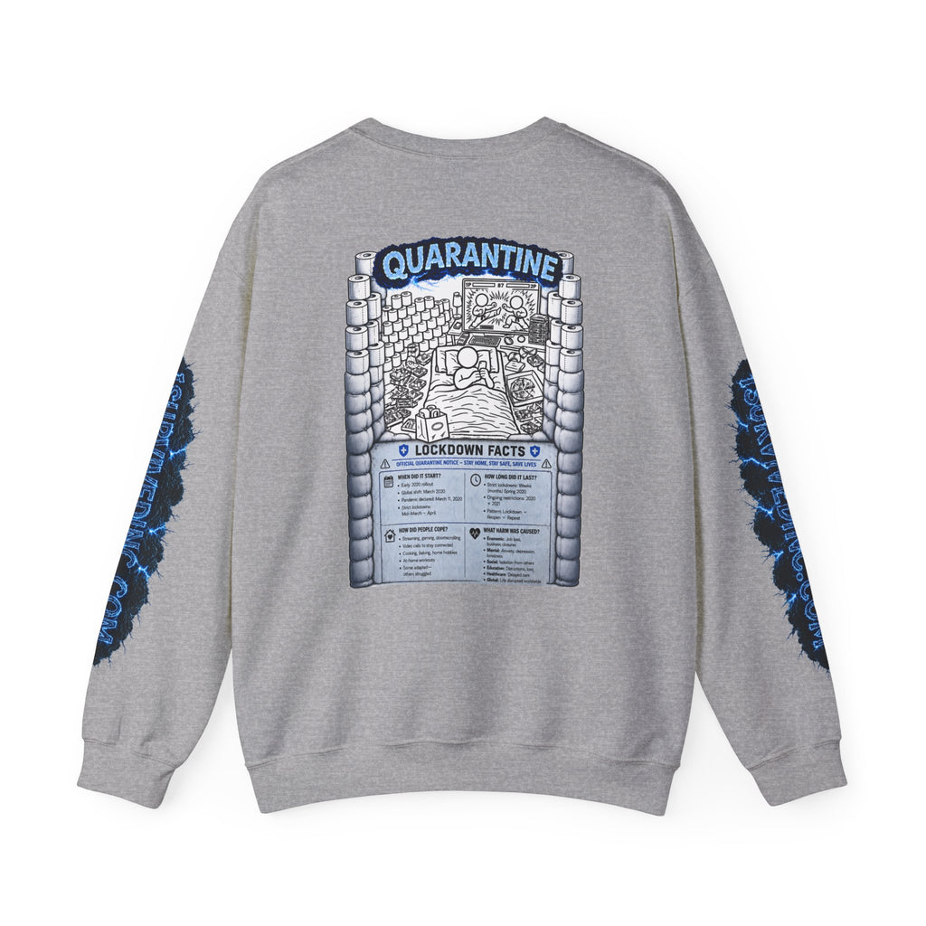 I Survived 2020 — LOCKDOWN S3:E1: "Quarantine" Unisex Heavy Blend™ Crewneck Sweatshirt