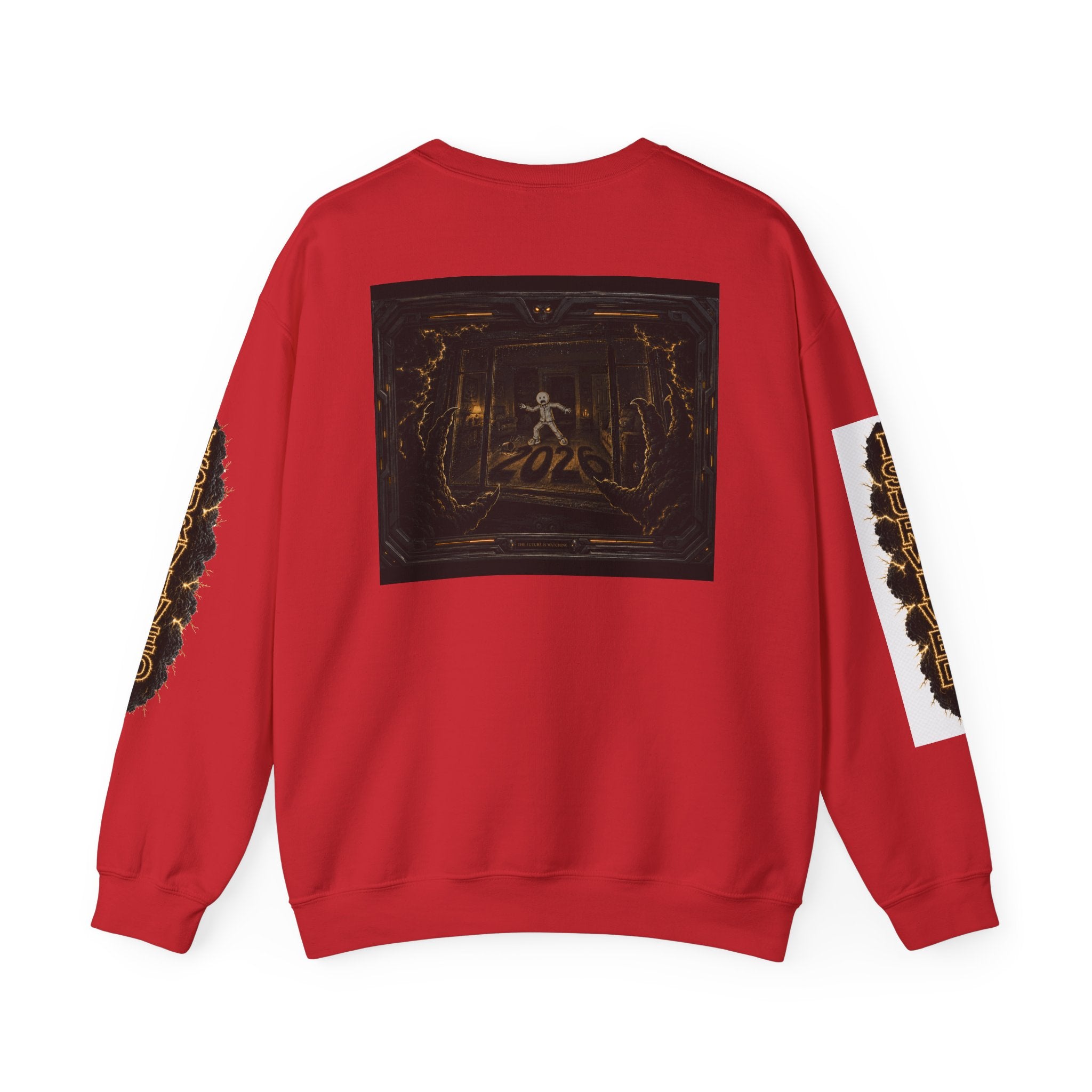 I Survived 2020 — Director's Cut Original Design Teaser Tee | Season 1 Premiere Drop Unisex Heavy Blend™ Crewneck Sweatshirt