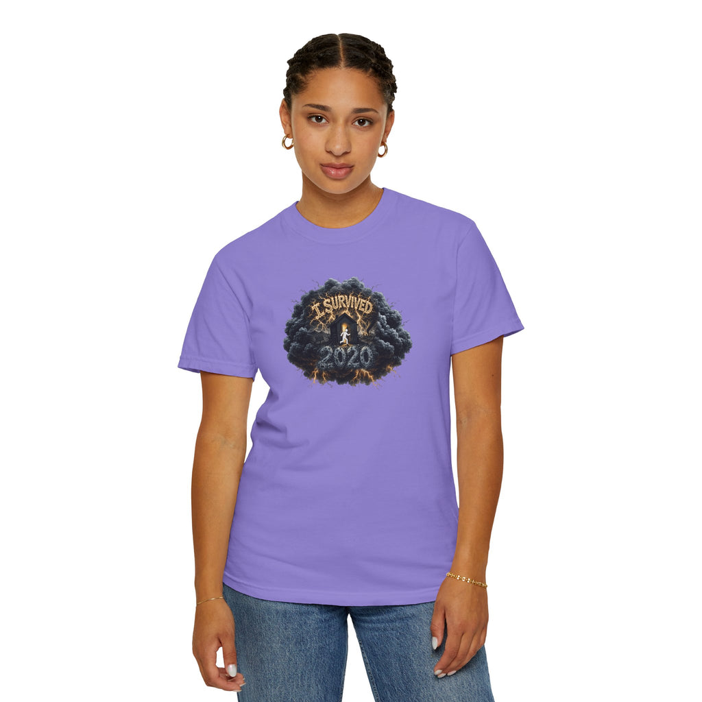 I Survived 2020 — Original PILOT Design: Director's Cut Unisex Garment-Dyed T-shirt