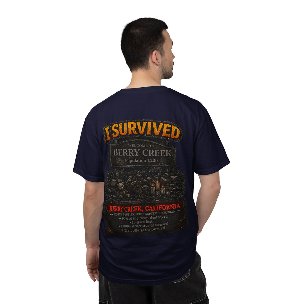 I Survived 2020 — Director's Cut S2:E1 "Berry Creek" | Wildfire Edition Memorial Unisex Garment-Dyed T-shirt