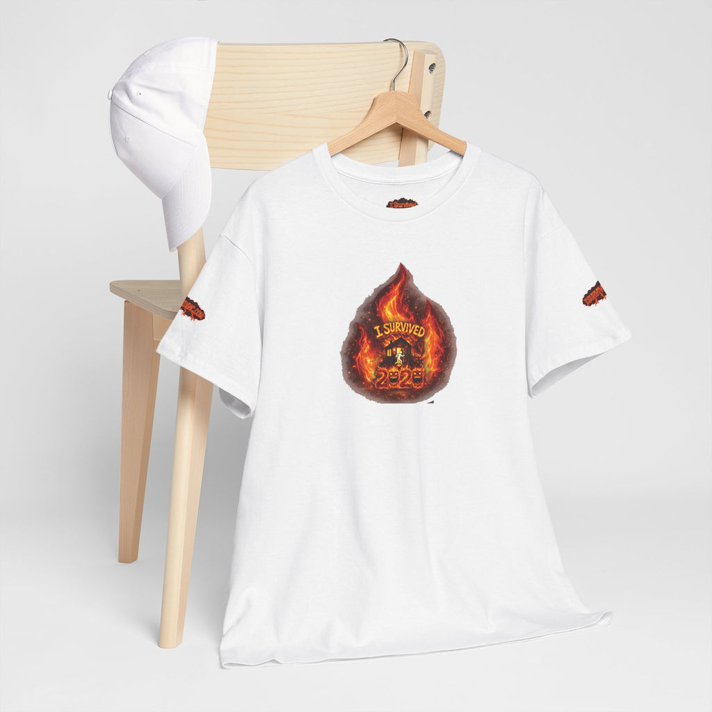 I Survived 2020 — WILDFIRES S2:E2: Director's Cut Special Edition "The Bobcat Fire" Memorial Unisex Heavy Cotton Tee