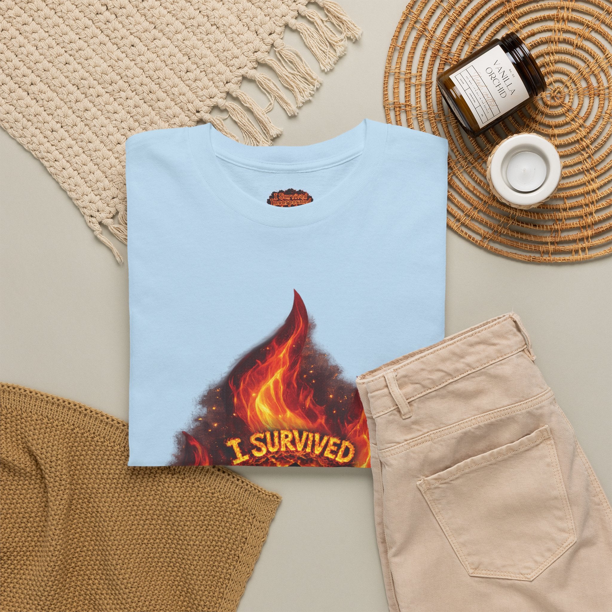 I Survived 2020 — Director's Cut S2:E3 "The California Wildfires" | Wildfire Edition Memorial Unisex Heavy Cotton Tee (SPECIAL EDITION)