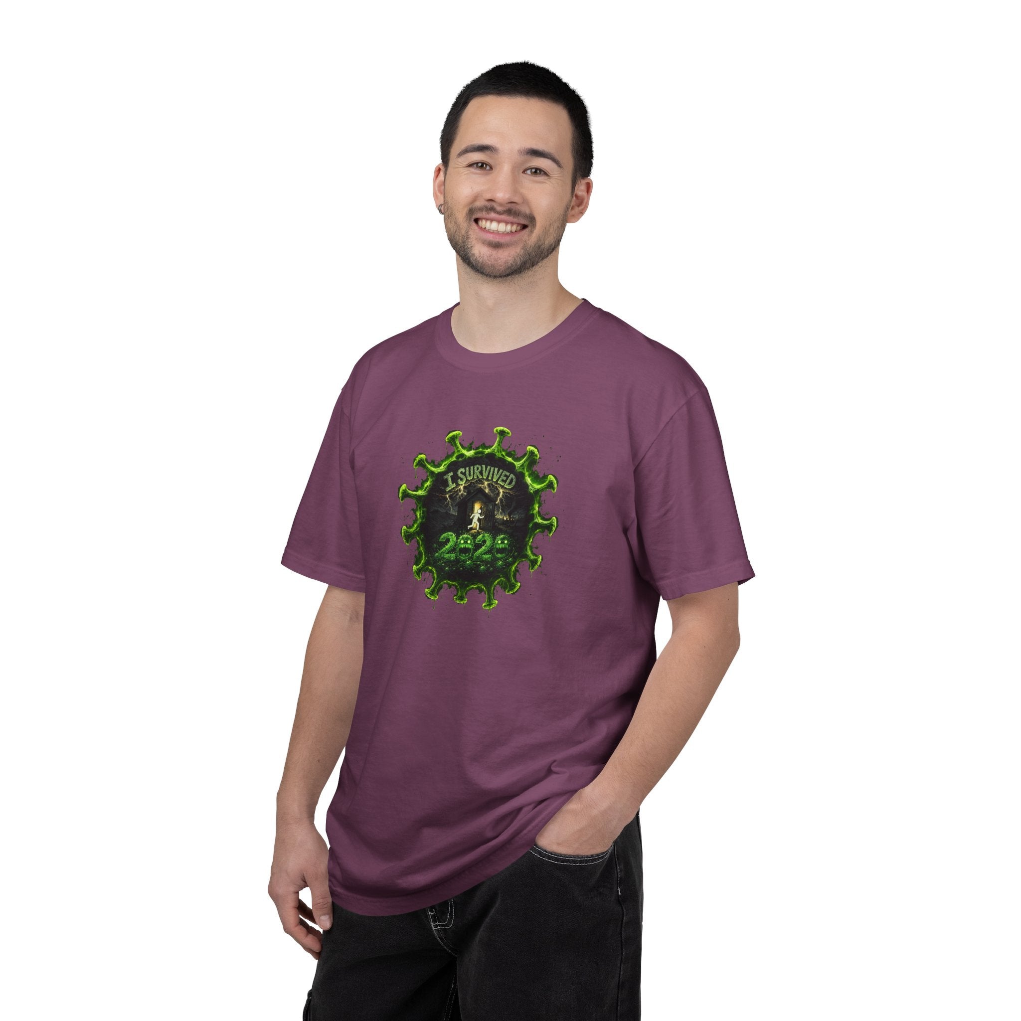 I Survived 2020 — PANDEMIC S1:E4: Director's Cut "Mask Madness" Unisex Garment-Dyed T-shirt