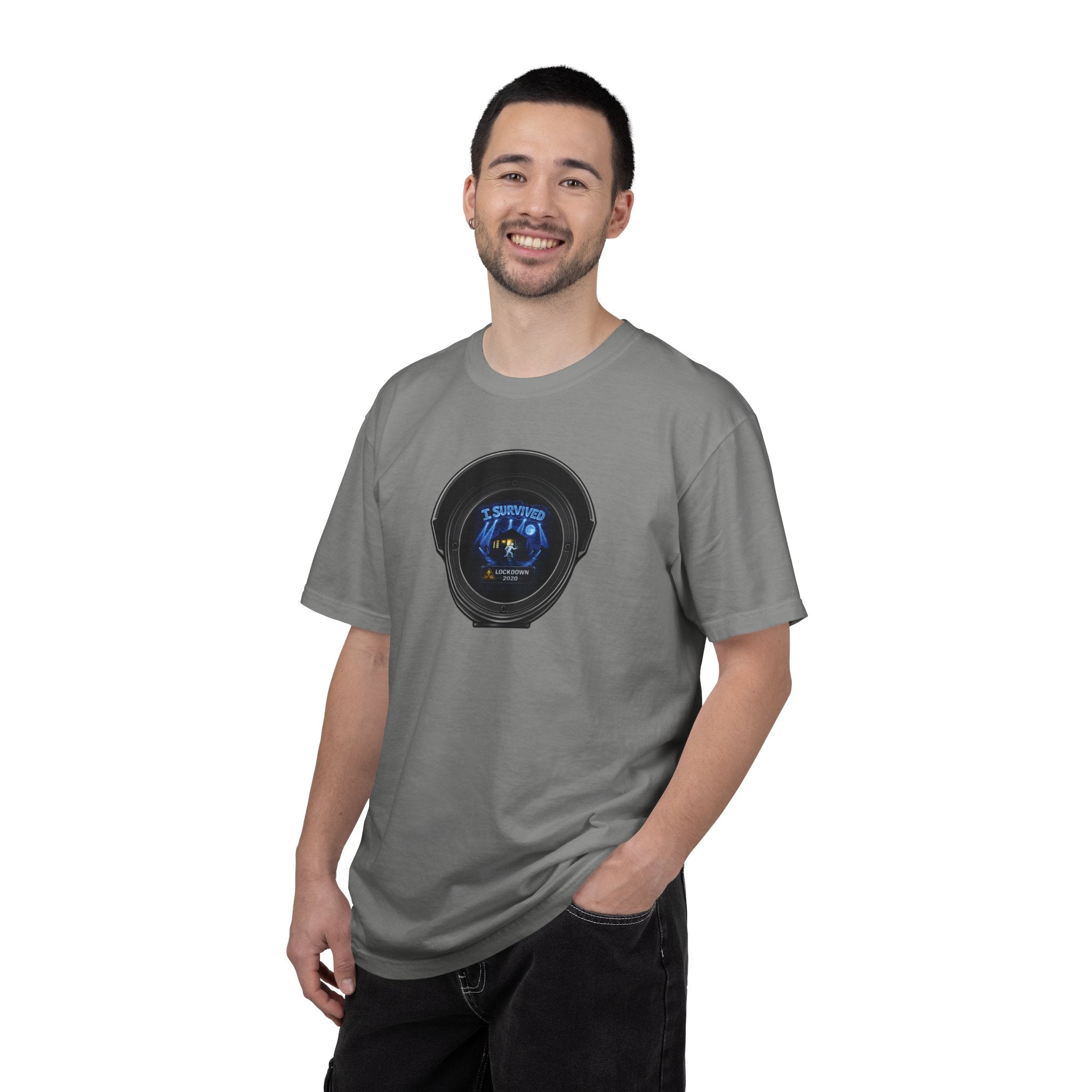 I Survived 2020 —  LOCKDOWN S3:E3: Director's Cut "Remote Schooling" Unisex Garment-Dyed T-shirt
