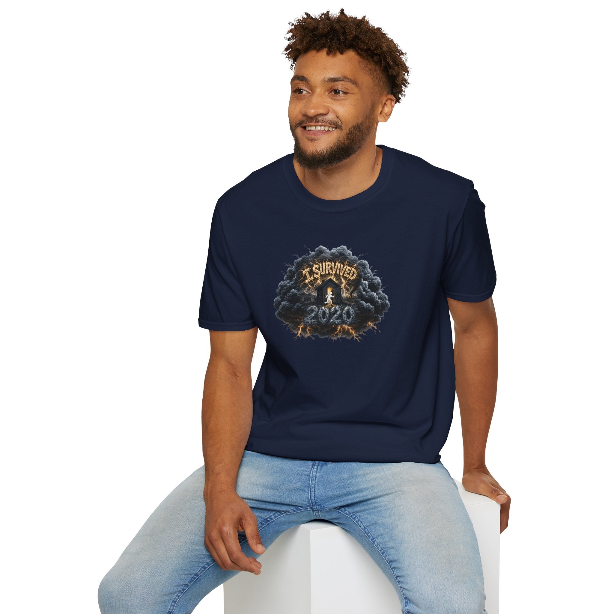 I Survived 2020 —  Original PILOT Design: Director's Cut Unisex Softstyle T-Shirt