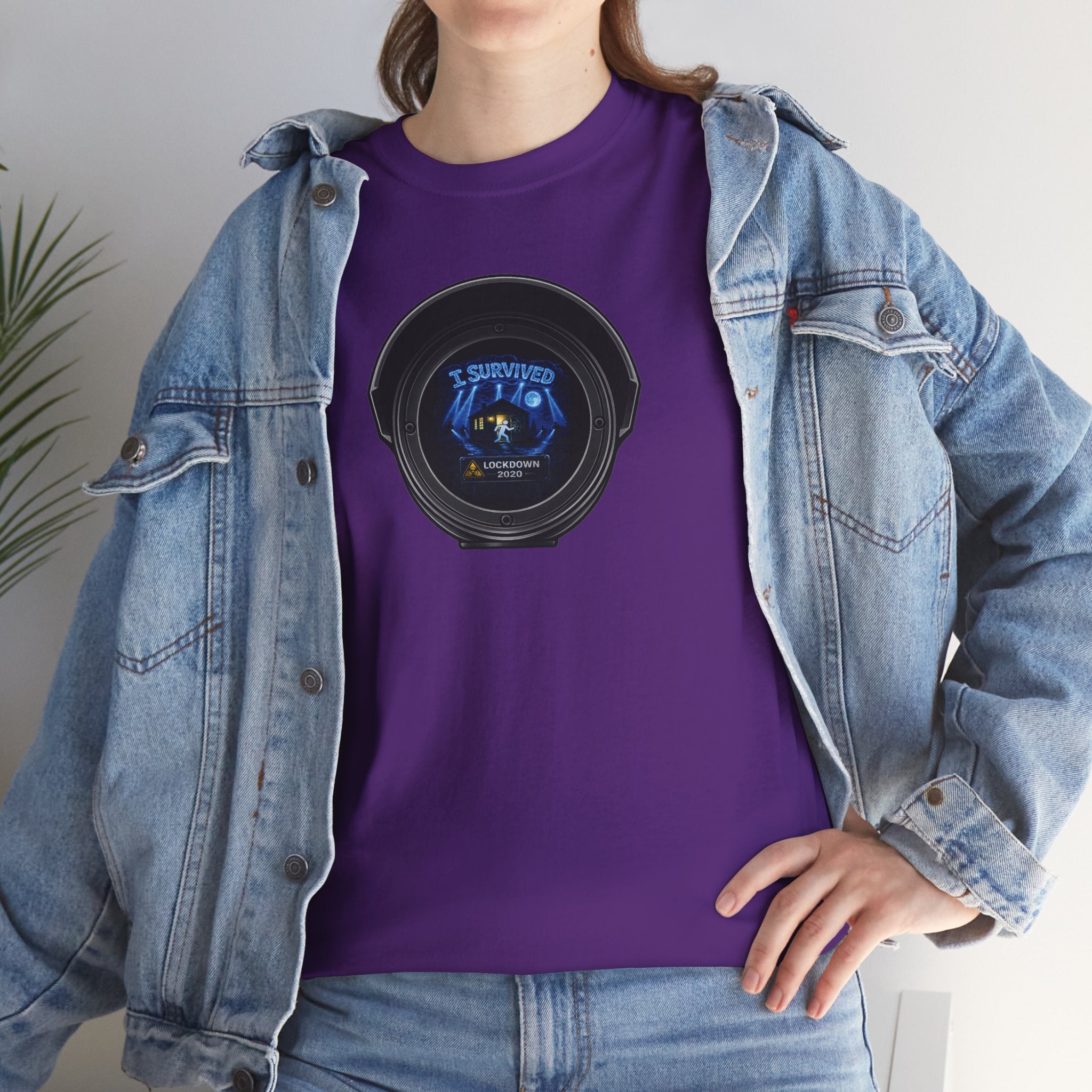 I Survived 2020 — LOCKDOWN S3:E1: Director's Cut "Quarantine" Unisex Heavy Cotton Tee