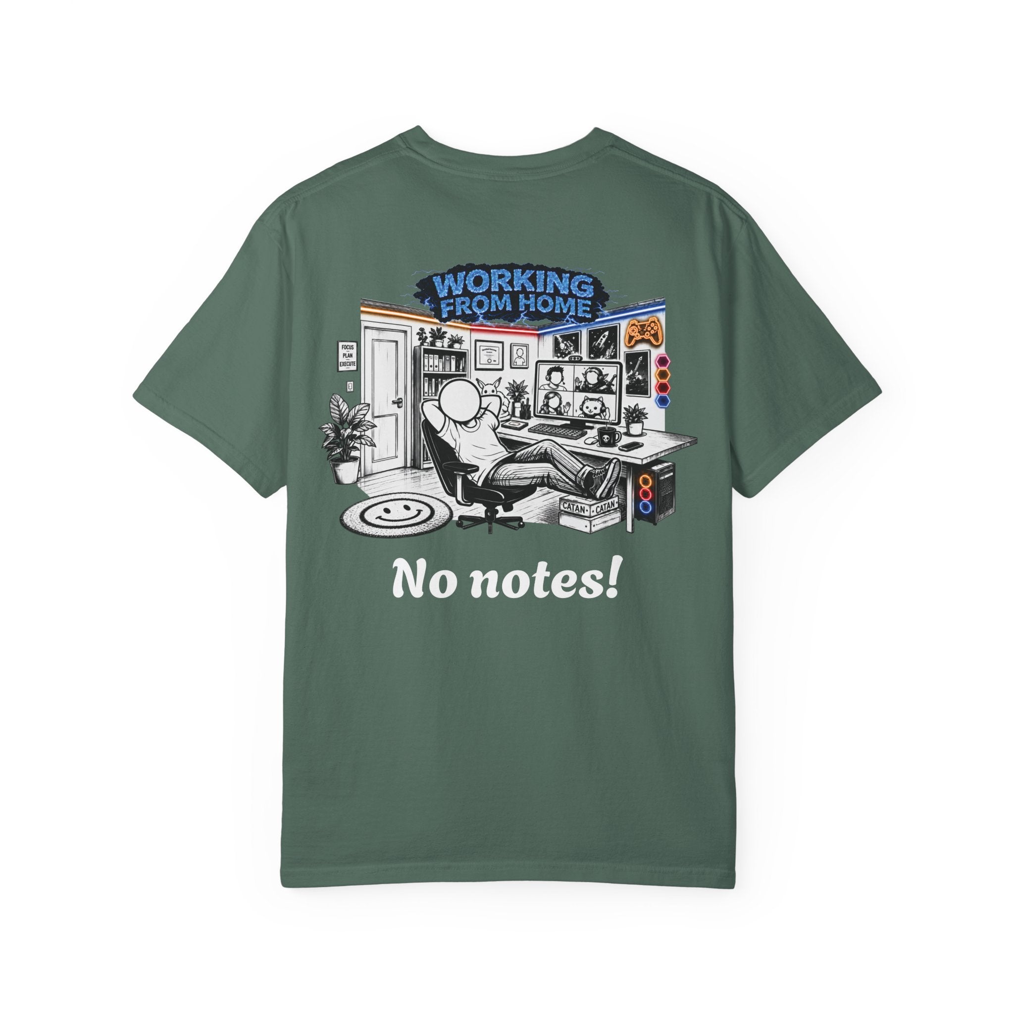 I Survived 2020 — LOCKDOWN S3:E4: "Working From Home" Unisex Garment-Dyed T-shirt