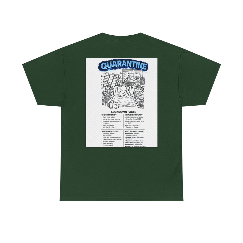 Copy of  I Survived 2020 — S3:E1 "Quarantine" | Lockdown Edition Documentary Unisex Heavy Cotton Tee