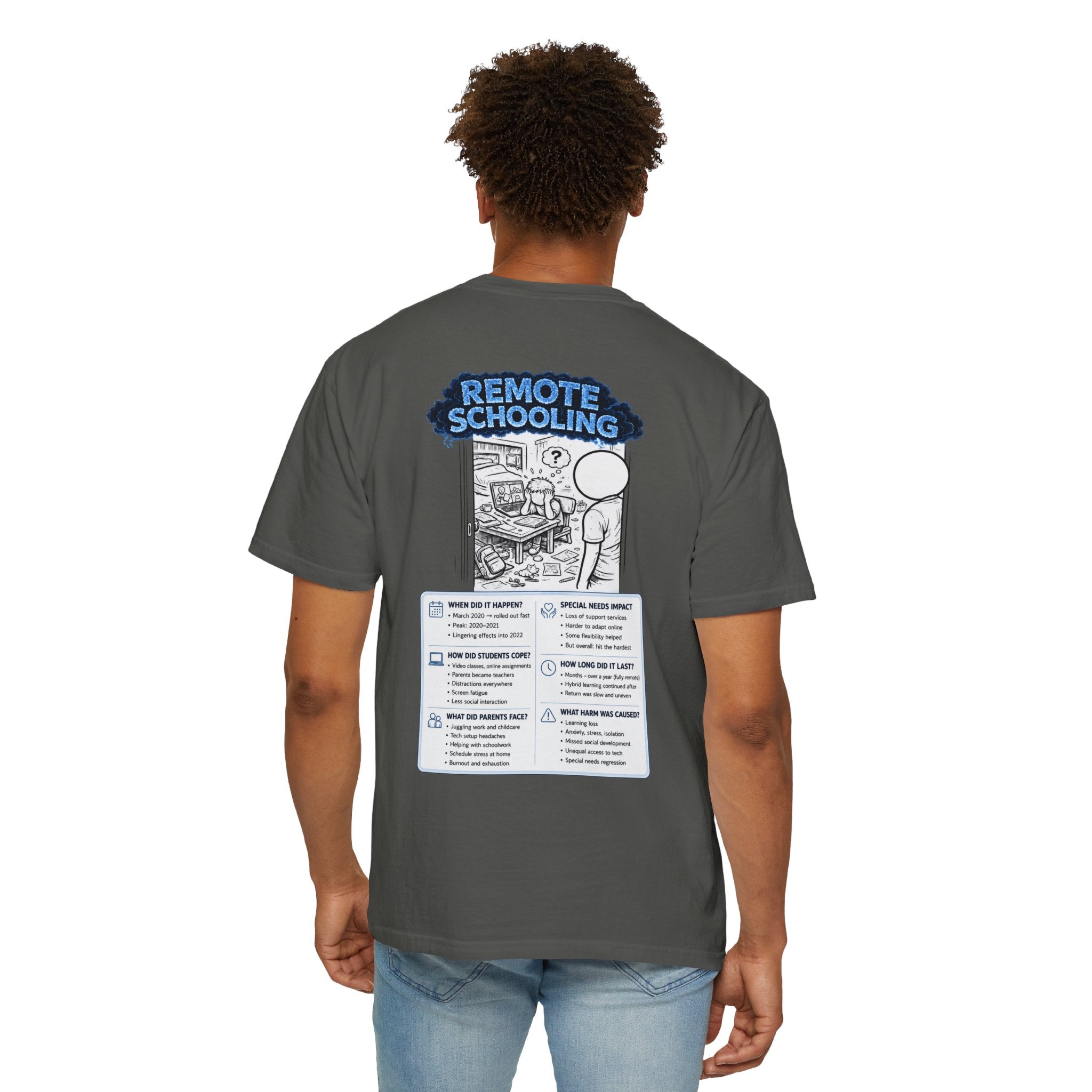 I Survived 2020 — Director's Cut S3:E3 "Remote Schooling" | Lockdown Edition Documentary Unisex Garment-Dyed T-shirt