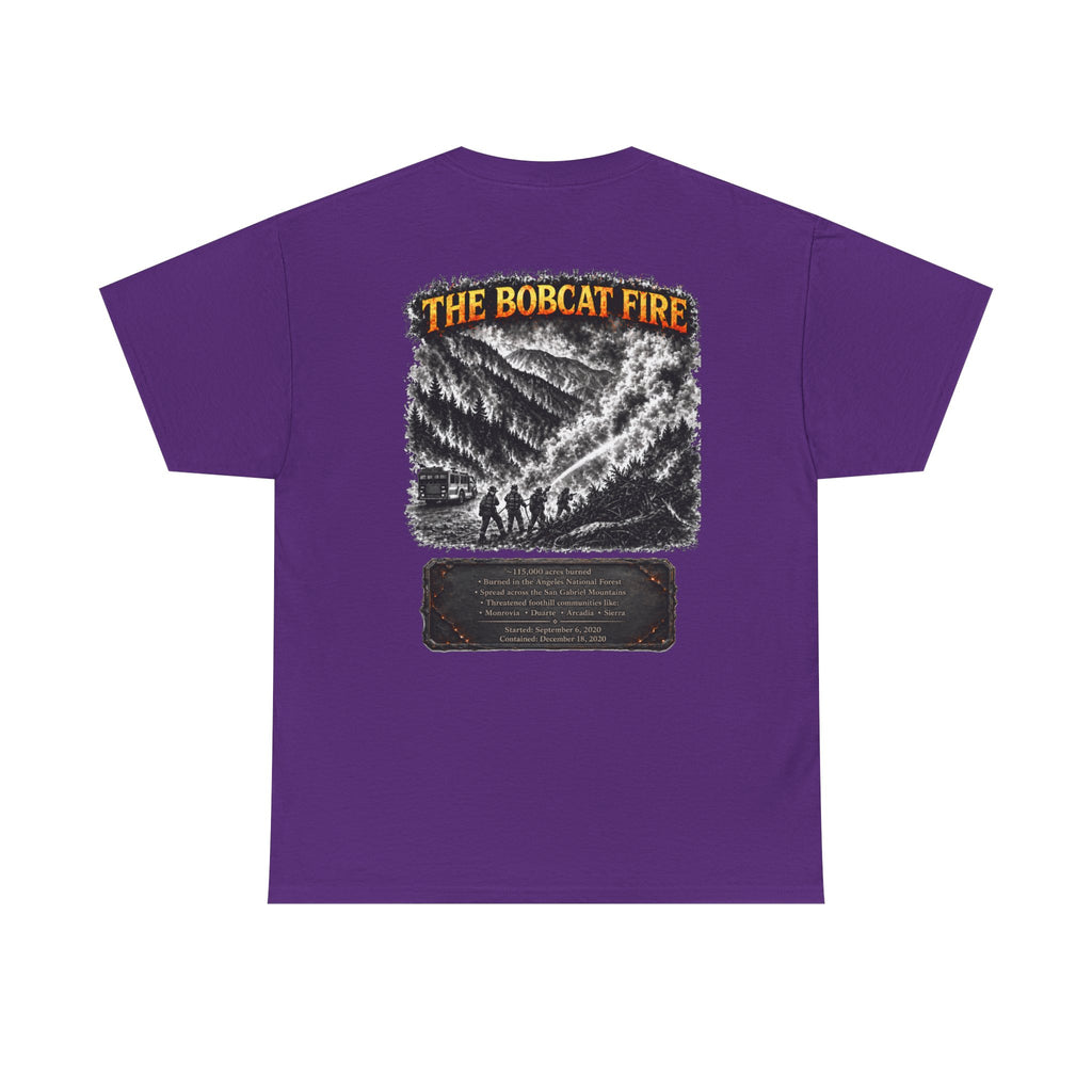 I Survived 2020 — Director's Cut S2:E2 "The Bobcat Fire" | Wildfire Edition Memorial Unisex Heavy Cotton Tee