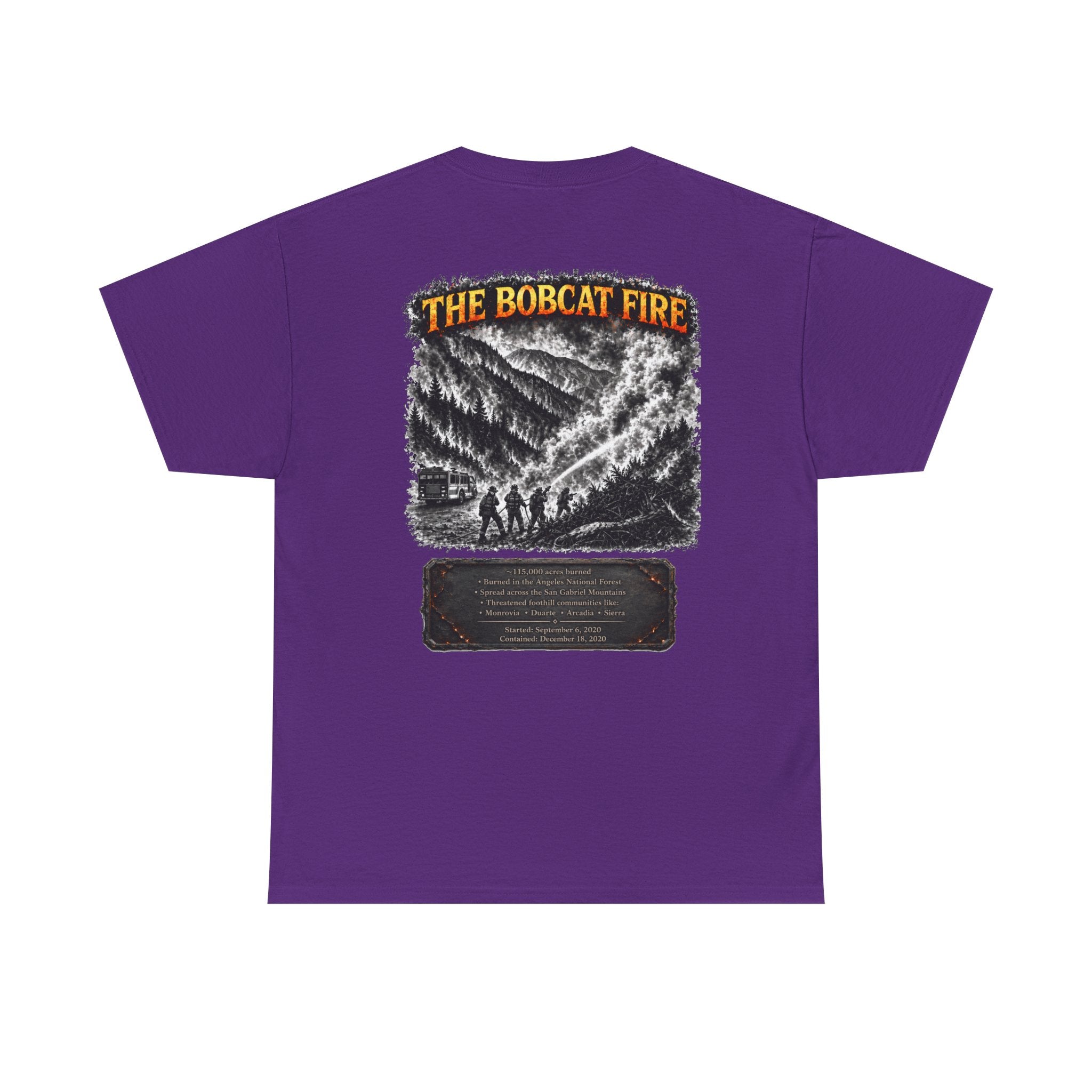 I Survived 2020 — Director's Cut S2:E2 "The Bobcat Fire" | Wildfire Edition Memorial Unisex Heavy Cotton Tee