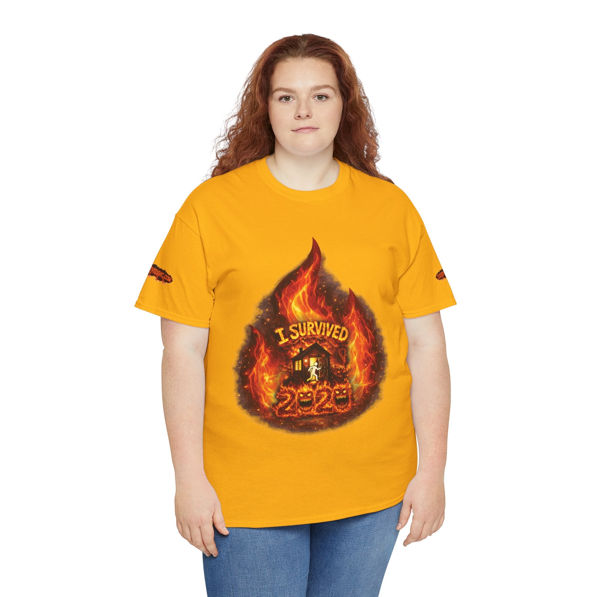 I Survived 2020 — Director's Cut S2:E4 "Western U.S. Wildfire Season" | Mid-Season Finale Pt. 1 | Wildfire Edition Memorial Unisex Heavy Cotton Tee (SPECIAL EDITION)