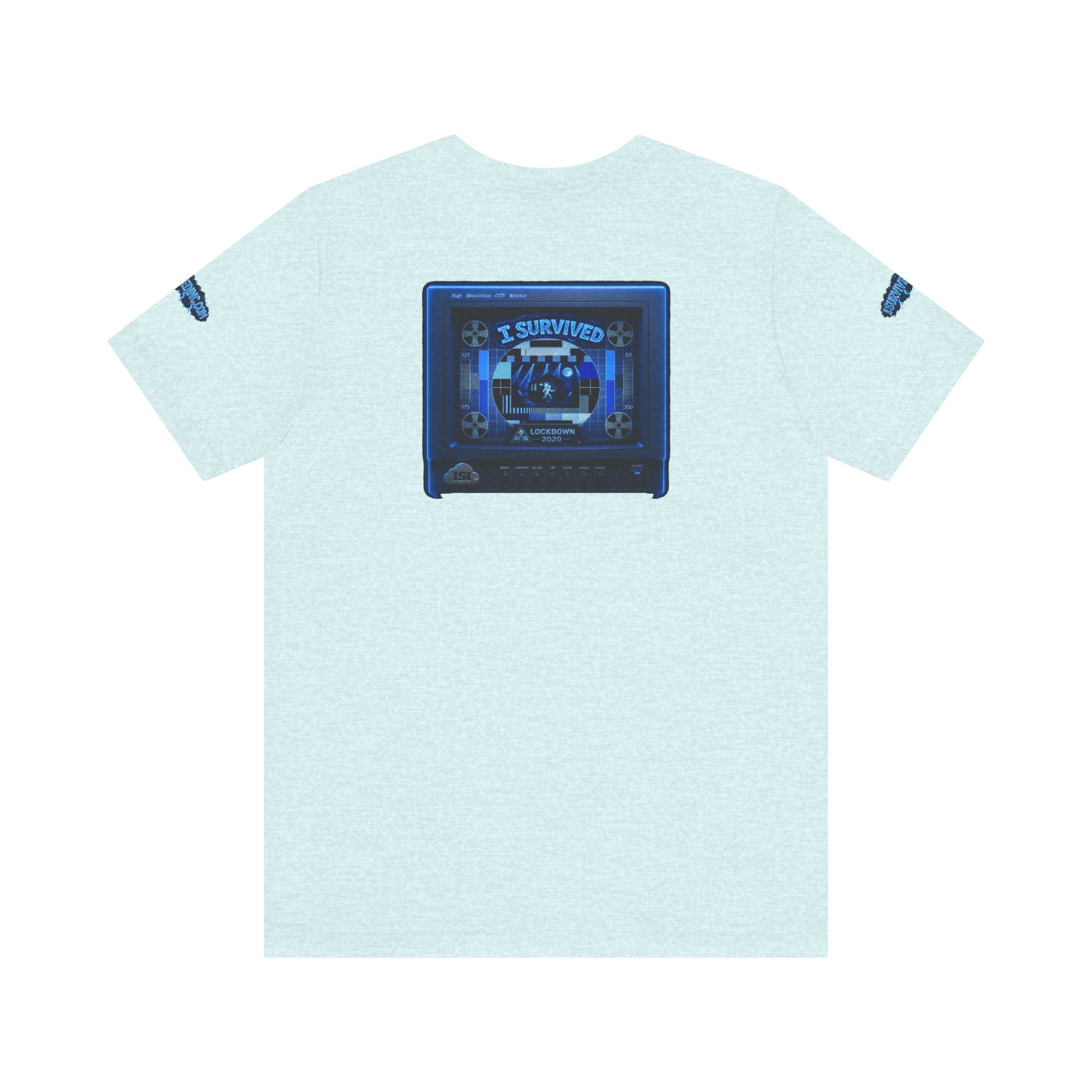 I Survived 2020 — "Please Stand By" Test Pattern Tee Lockdown Special Edition Summer Exclusive Unisex Jersey Short Sleeve Tee