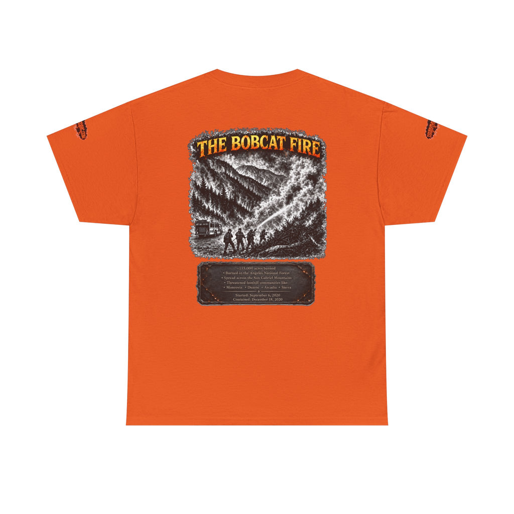 I Survived 2020 — WILDFIRES S2:E2: Director's Cut Special Edition "The Bobcat Fire" Memorial Unisex Heavy Cotton Tee