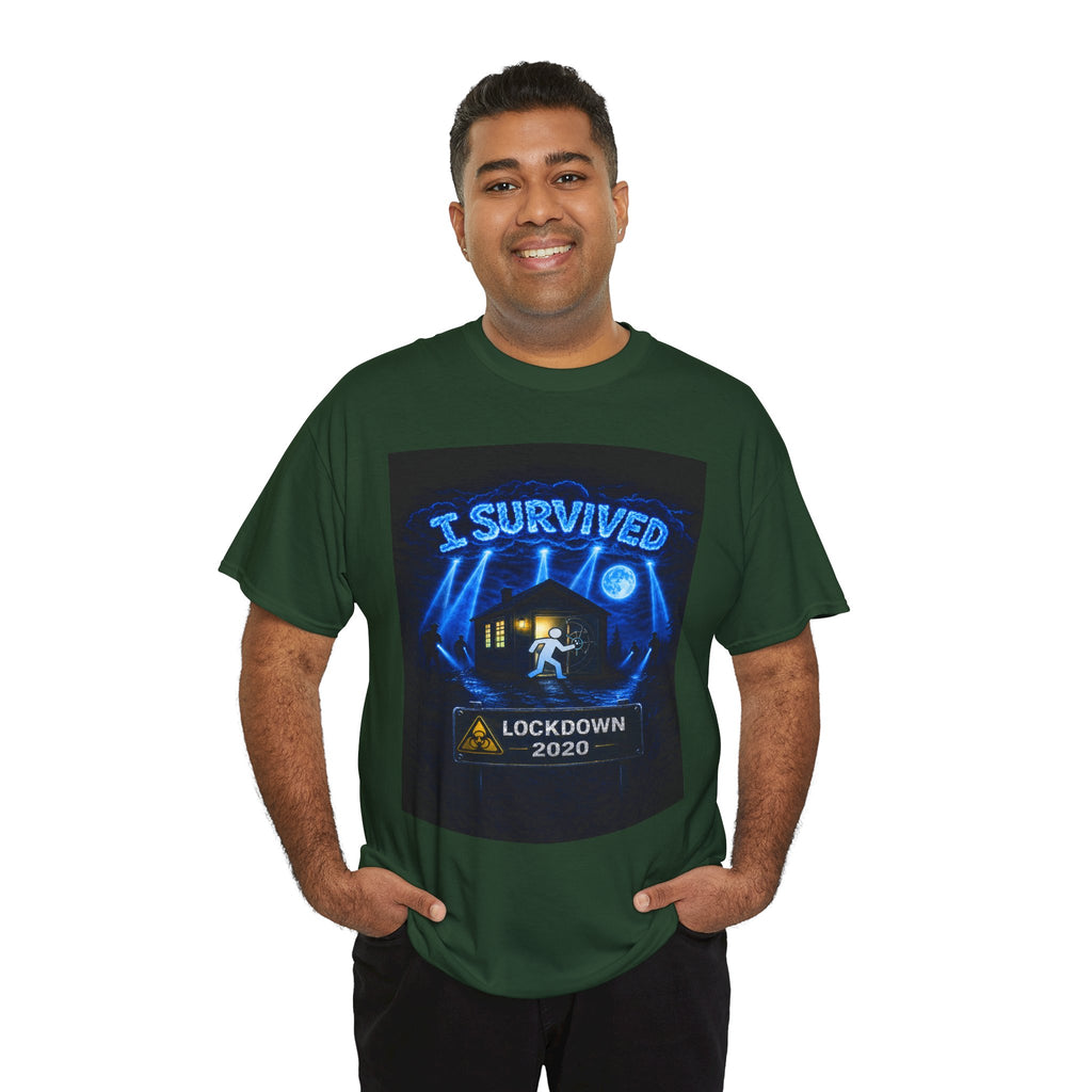 Copy of  I Survived 2020 — S3:E1 "Quarantine" | Lockdown Edition Documentary Unisex Heavy Cotton Tee